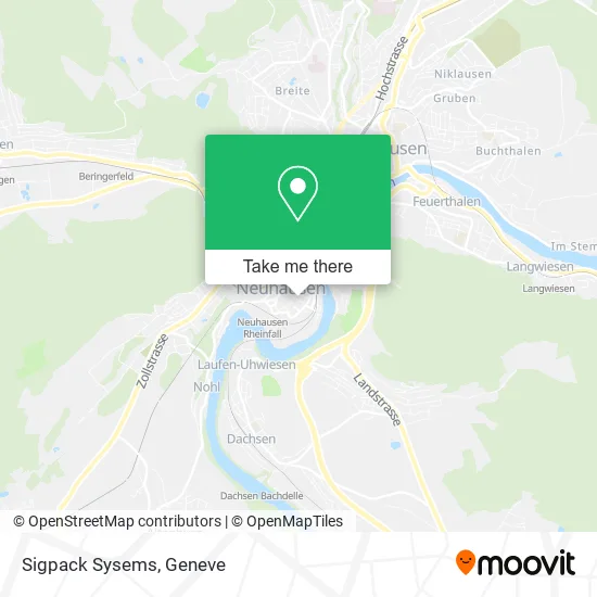 Sigpack Sysems map