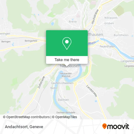 Andachtsort map