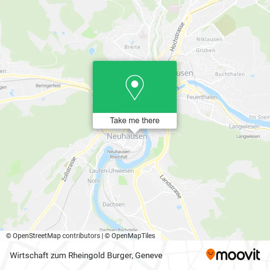 Wirtschaft zum Rheingold Burger map