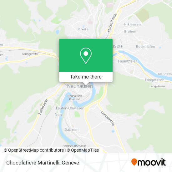 Chocolatière Martinelli map