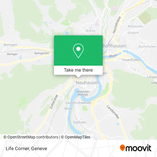 Life Corner map