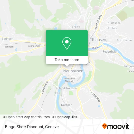 Bingo Shoe-Discount map