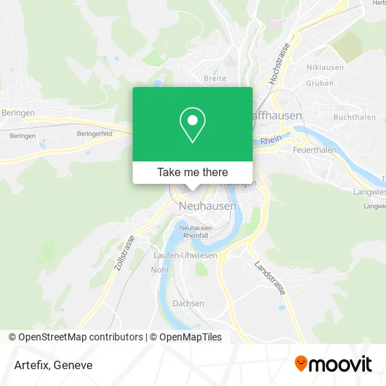 Artefix map