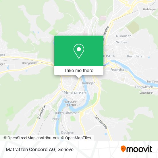 Matratzen Concord AG map