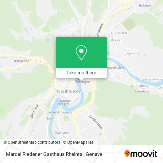 Marcel Riedener Gasthaus Rheintal map