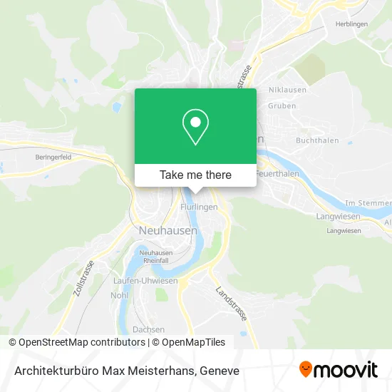 Architekturbüro Max Meisterhans map