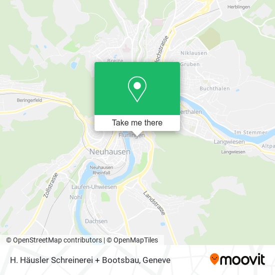 H. Häusler Schreinerei + Bootsbau map