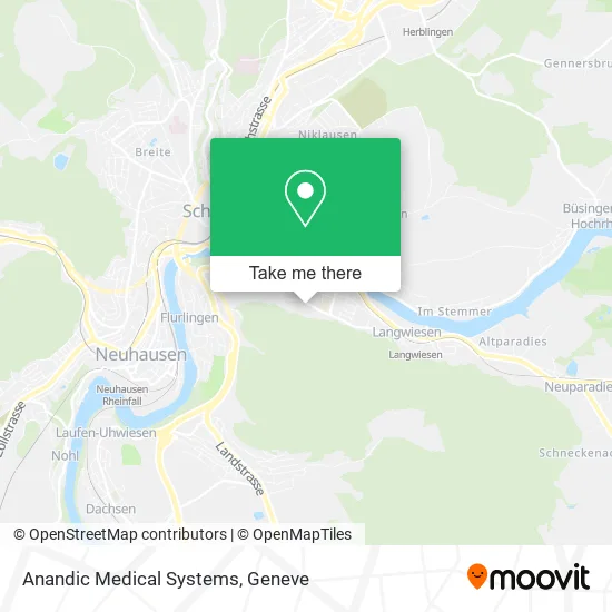 Anandic Medical Systems map