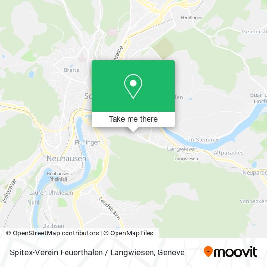 Spitex-Verein Feuerthalen / Langwiesen map