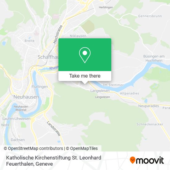 Katholische Kirchenstiftung St. Leonhard Feuerthalen map