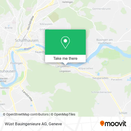 Wüst Bauingenieure AG map