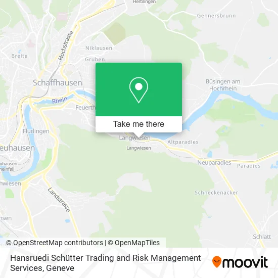 Hansruedi Schütter Trading and Risk Management Services map