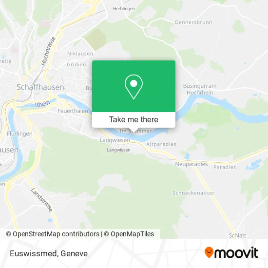 Euswissmed map