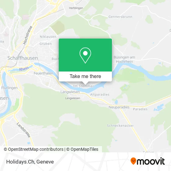 Holidays.Ch map