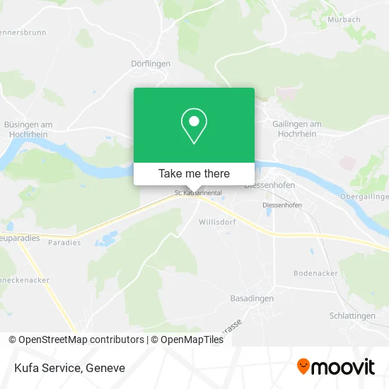 Kufa Service map