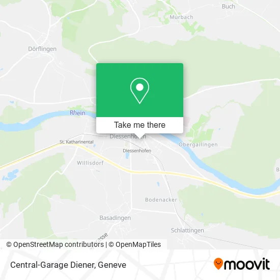 Central-Garage Diener map