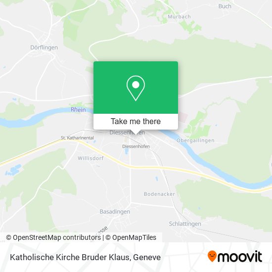Katholische Kirche Bruder Klaus map