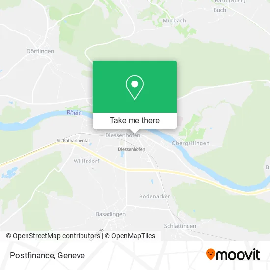 Postfinance map