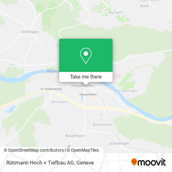 Rütimann Hoch + Tiefbau AG map