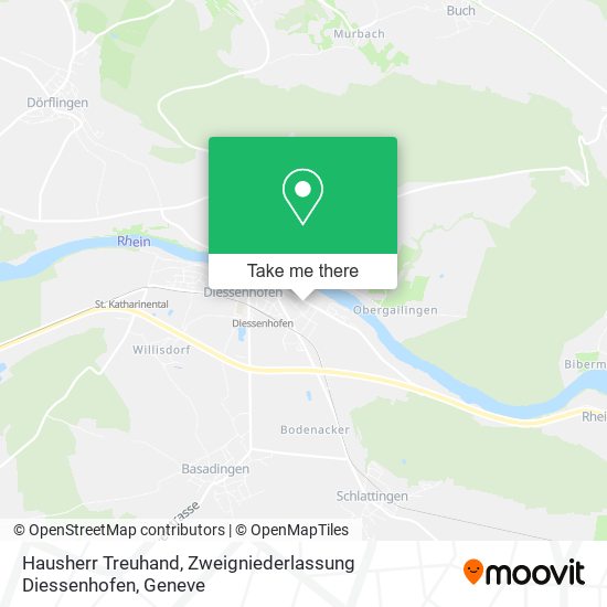 Hausherr Treuhand, Zweigniederlassung Diessenhofen map