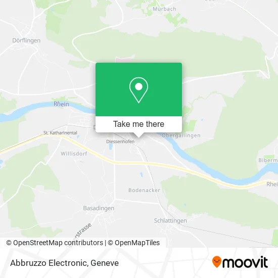 Abbruzzo Electronic map