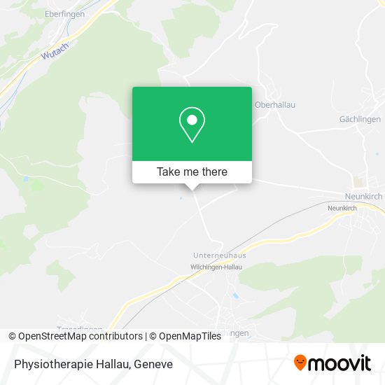Physiotherapie Hallau map