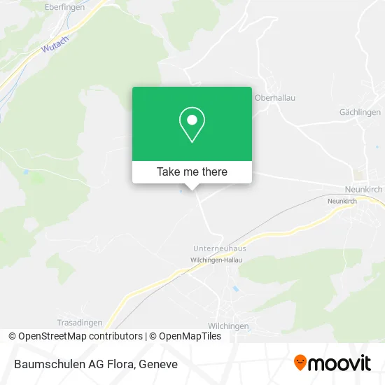 Baumschulen AG Flora map