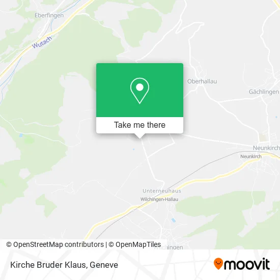 Kirche Bruder Klaus map