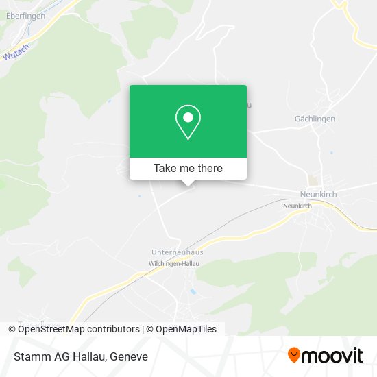 Stamm AG Hallau map