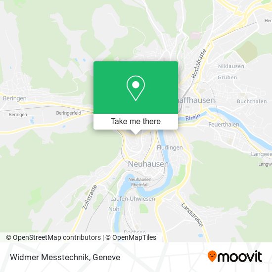 Widmer Messtechnik map