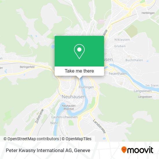 Peter Kwasny International AG map
