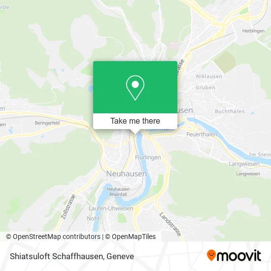 Shiatsuloft Schaffhausen map