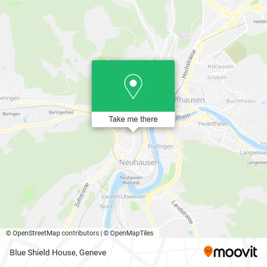 Blue Shield House map