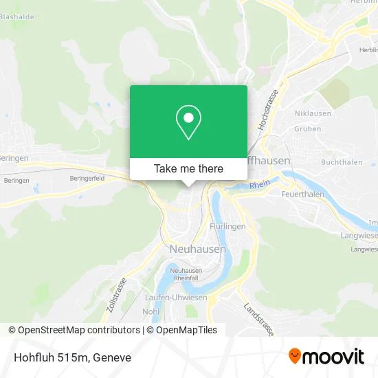 Hohfluh 515m map