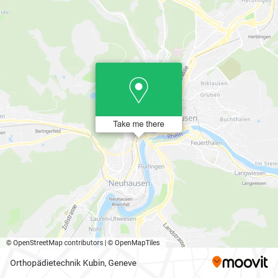 Orthopädietechnik Kubin map