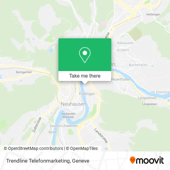 Trendline Telefonmarketing map