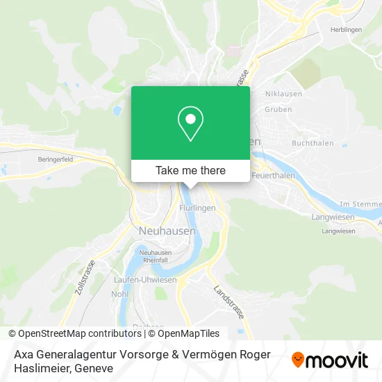 Axa Generalagentur Vorsorge & Vermögen Roger Haslimeier map