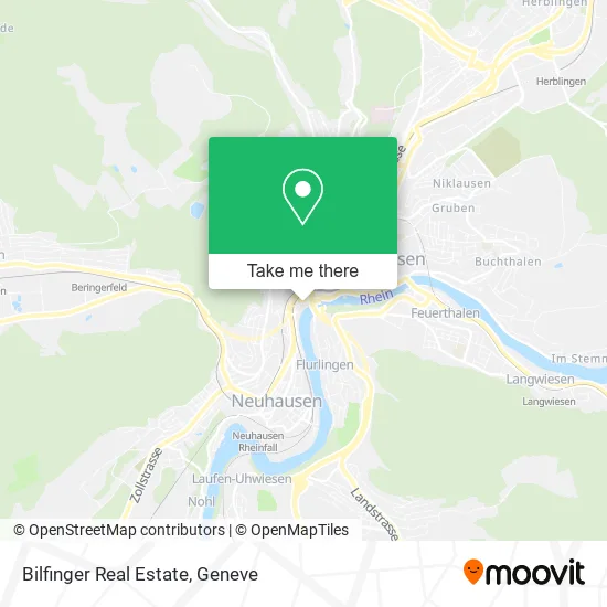 Bilfinger Real Estate map