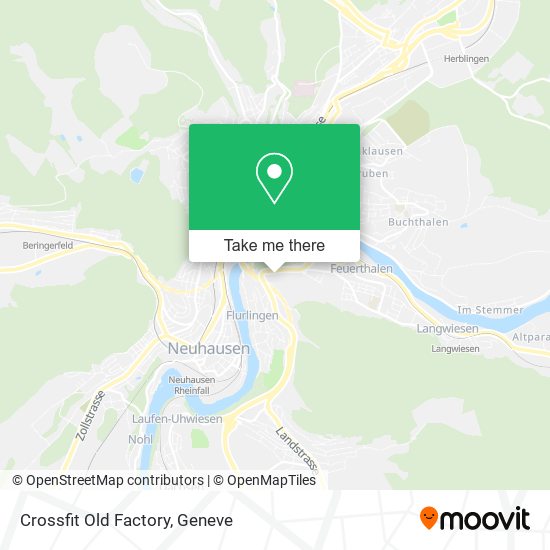 Crossfit Old Factory map