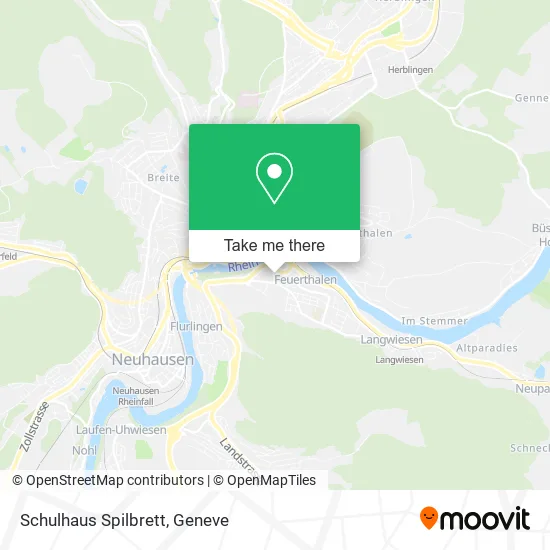 Schulhaus Spilbrett map