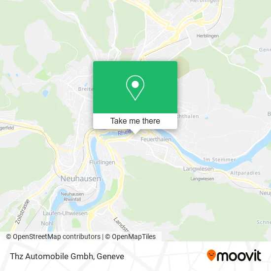Thz Automobile Gmbh map