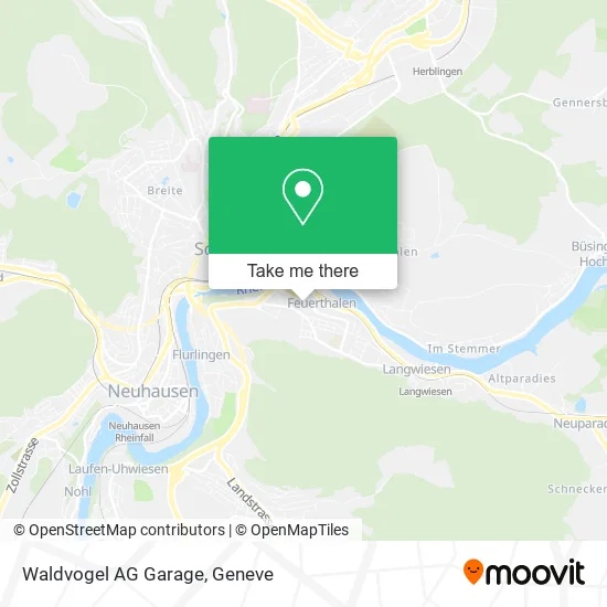 Waldvogel AG Garage map