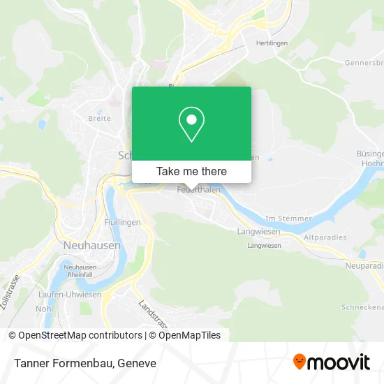 Tanner Formenbau map