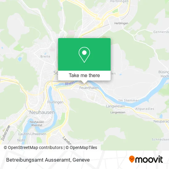Betreibungsamt Ausseramt plan