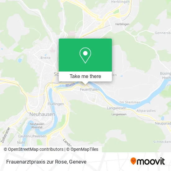 Frauenarztpraxis zur Rose map