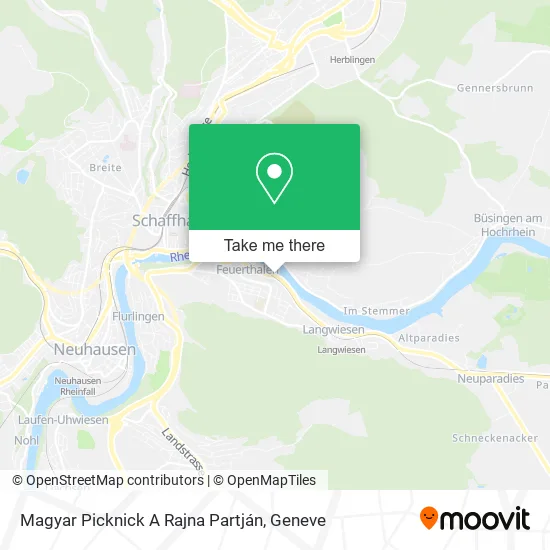 Magyar Picknick A Rajna Partján map