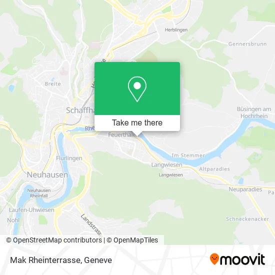 Mak Rheinterrasse map