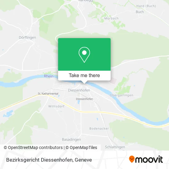 Bezirksgericht Diessenhofen map
