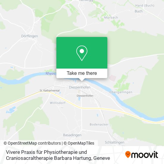 Vivere Praxis für Physiotherapie und Craniosacraltherapie Barbara Hartung map