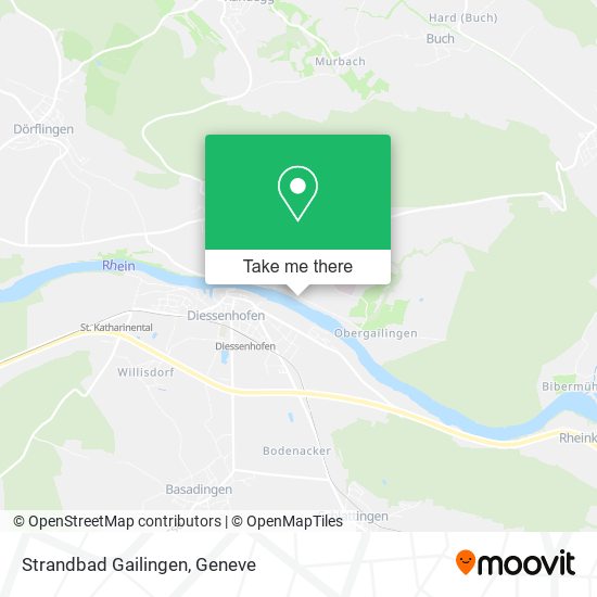 Strandbad Gailingen map